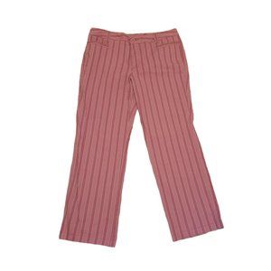 Venezia Pink Striped Jeans Pants